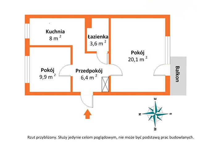 Mieszkanie 2-pokojowe na sprzedaż, Kielce