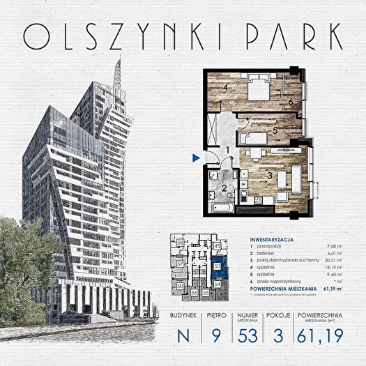Mieszkanie 3-pokojowe na sprzedaż, Rzeszów – Szopena