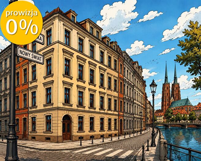Mieszkanie 3-pokojowe na sprzedaż, Wrocław – Odrzańska