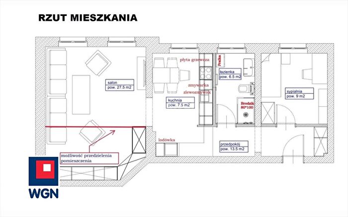 Mieszkanie 2-pokojowe na sprzedaż, Kwidzyn
