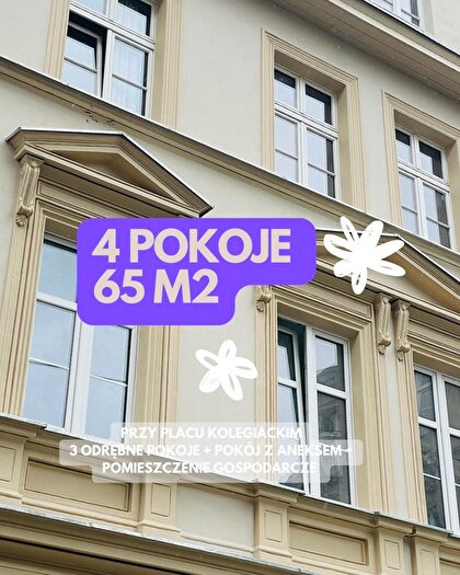 Mieszkanie 4-pokojowe do wynajęcia, Poznań – Za Bramką