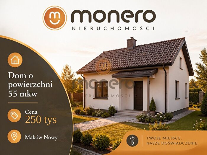 Dom 2-pokojowy na sprzedaż, Maków Nowy