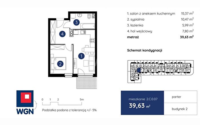 Mieszkanie 2-pokojowe na sprzedaż, Lublin – Centrum