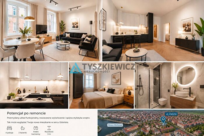 Mieszkanie 4-pokojowe na sprzedaż, Gdańsk – Zielona