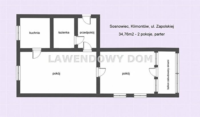 Mieszkanie 2-pokojowe na sprzedaż, Sosnowiec