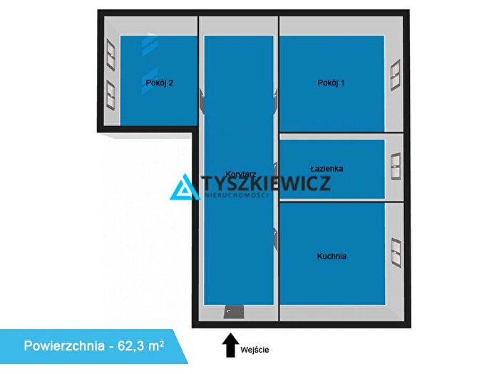 Mieszkanie 2-pokojowe na sprzedaż, Starogard Gdański