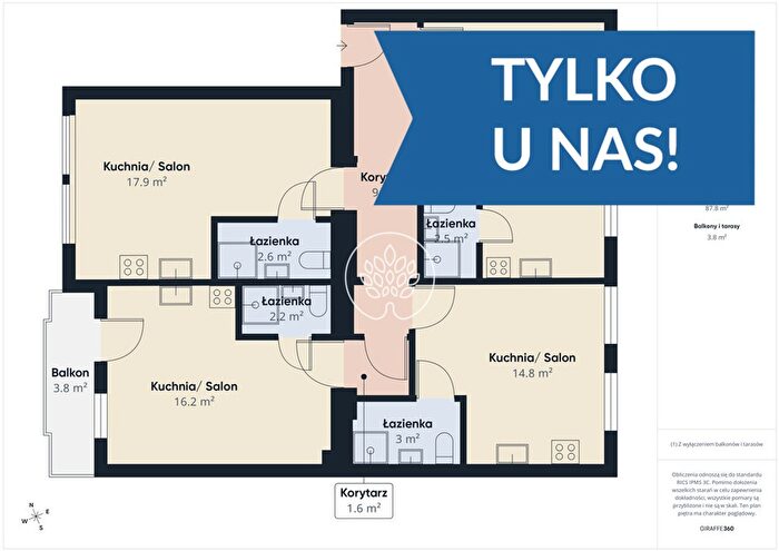 Mieszkanie 4-pokojowe na sprzedaż, Bydgoszcz – Tadeusza Kościuszki