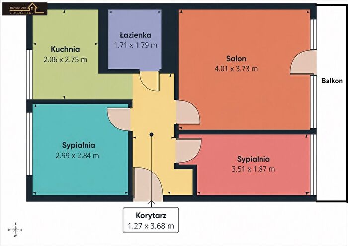 Mieszkanie 3-pokojowe na sprzedaż, Katowice – Kłodnicka