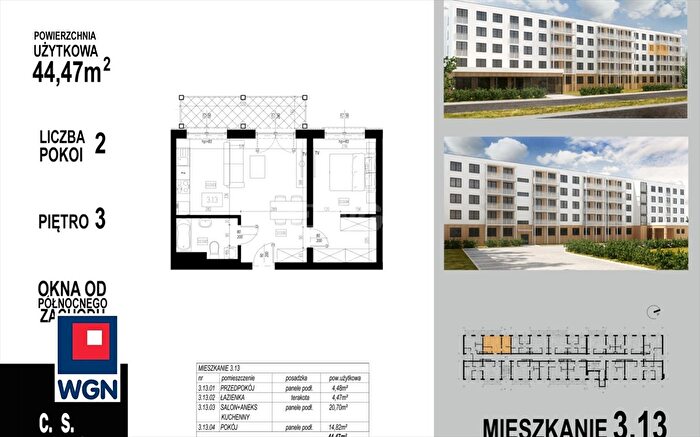 Mieszkanie 2-pokojowe na sprzedaż, Głogów – Wojska Polskiego