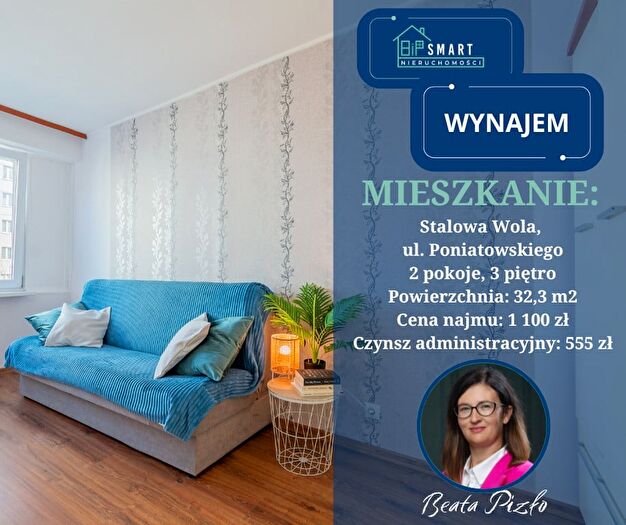 Mieszkanie 2-pokojowe do wynajęcia, Stalowa Wola