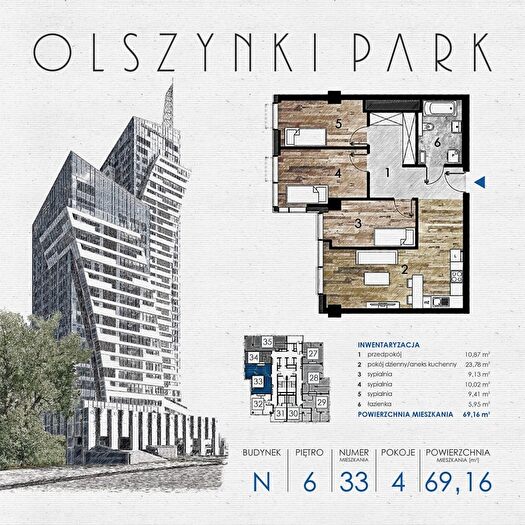 Mieszkanie 4-pokojowe na sprzedaż, Rzeszów – Szopena