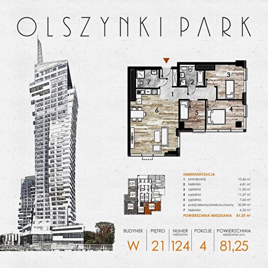 Mieszkanie 4-pokojowe na sprzedaż, Rzeszów – Szopena