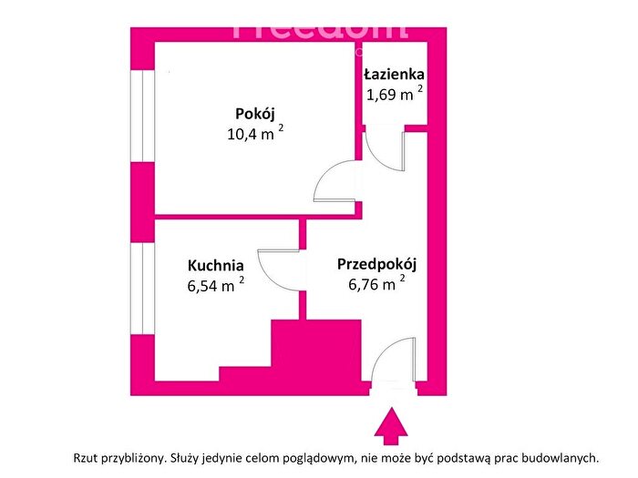 Mieszkanie 1-pokojowe na sprzedaż, Ełk