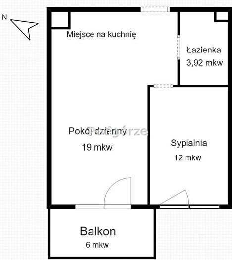 Mieszkanie 2-pokojowe na sprzedaż, Kraków – Łagiewnicka