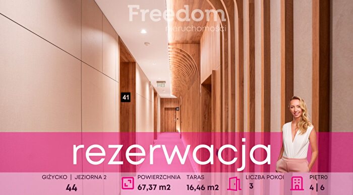 Mieszkanie 3-pokojowe na sprzedaż, Giżycko