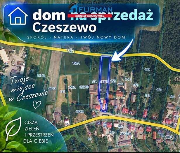 Dom 4-pokojowy na sprzedaż, Czeszewo