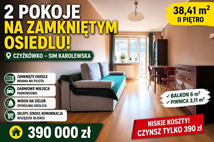 Mieszkanie 2-pokojowe na sprzedaż, Bydgoszcz – Karolewska
