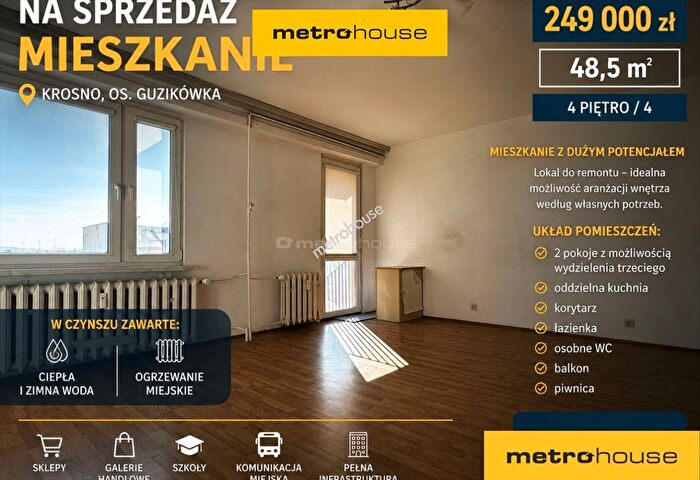 Mieszkanie 2-pokojowe na sprzedaż, Krosno