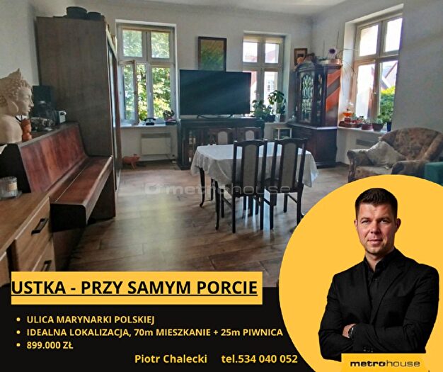 Mieszkanie 3-pokojowe na sprzedaż, Ustka