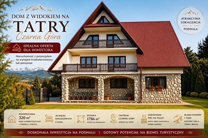 Dom 7-pokojowy na sprzedaż, Czarna Góra