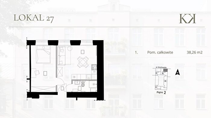 Mieszkanie 1-pokojowe na sprzedaż, Warszawa – Grochowska