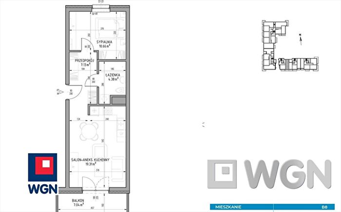 Mieszkanie 2-pokojowe na sprzedaż, Lublin – Wrotków