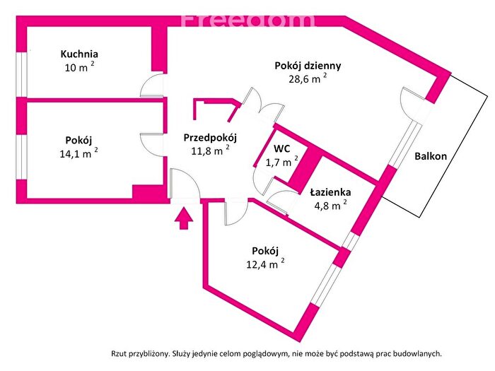 Mieszkanie 3-pokojowe na sprzedaż, Warszawa – Ziębicka