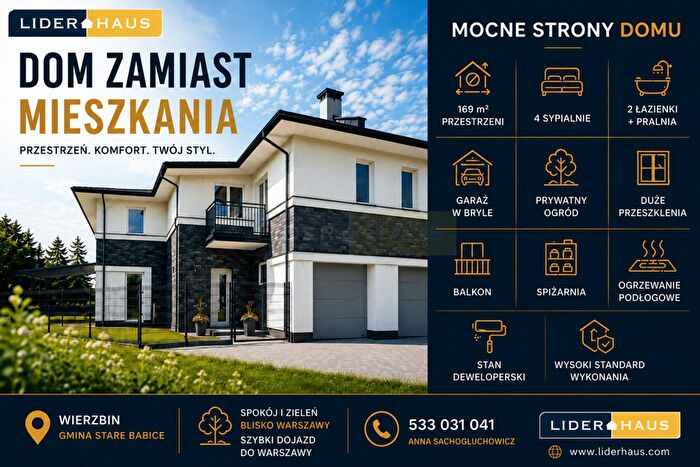 Dom 5-pokojowy na sprzedaż, Wierzbin