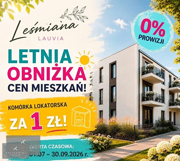 Mieszkanie 4-pokojowe na sprzedaż, Namysłów – Bolesława Leśmiana