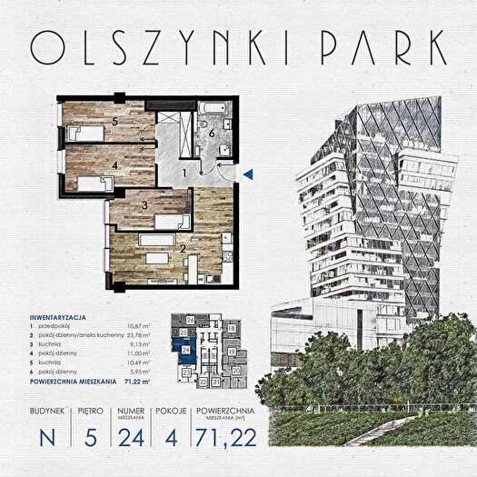 Mieszkanie 4-pokojowe na sprzedaż, Rzeszów – Szopena