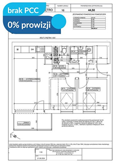 Mieszkanie 2-pokojowe na sprzedaż, Bydgoszcz – Bydgoska