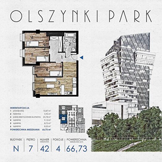 Mieszkanie 4-pokojowe na sprzedaż, Rzeszów – Szopena