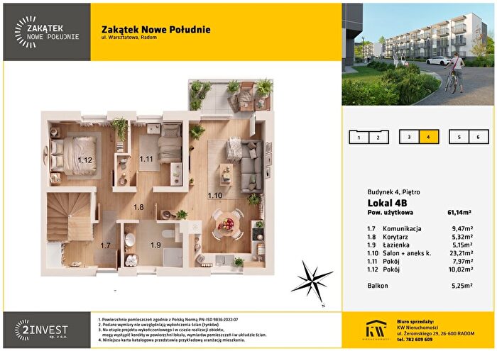 Mieszkanie 3-pokojowe na sprzedaż, Radom
