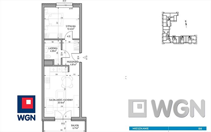 Mieszkanie 2-pokojowe na sprzedaż, Lublin – Wrotków