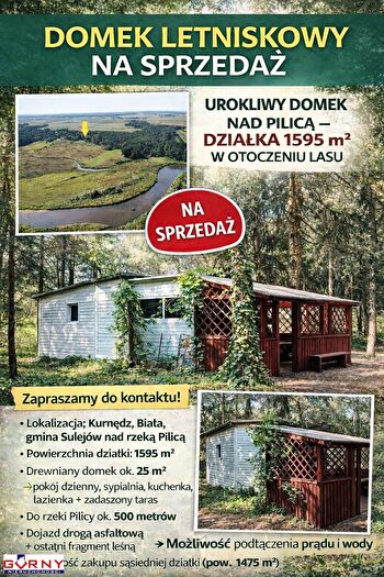 Dom 2-pokojowy na sprzedaż, Kurnędz