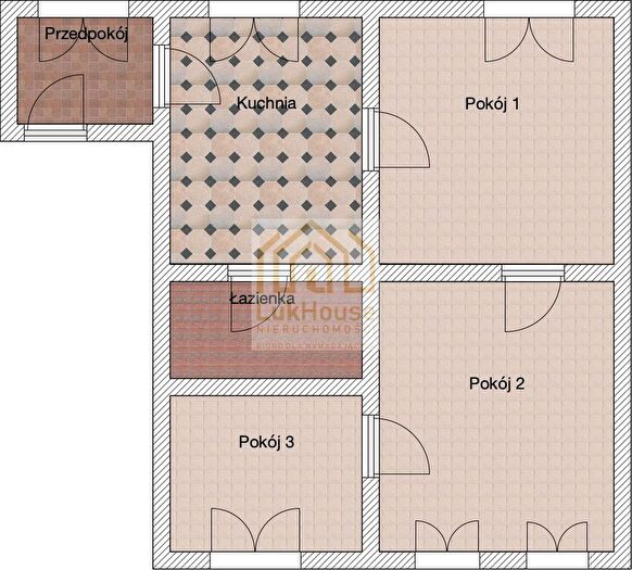 Mieszkanie 3-pokojowe na sprzedaż, Piekary Śląskie