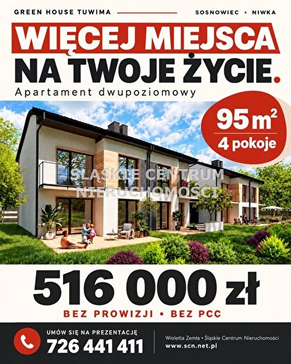 Mieszkanie 4-pokojowe na sprzedaż, Sosnowiec – Juliana Tuwima