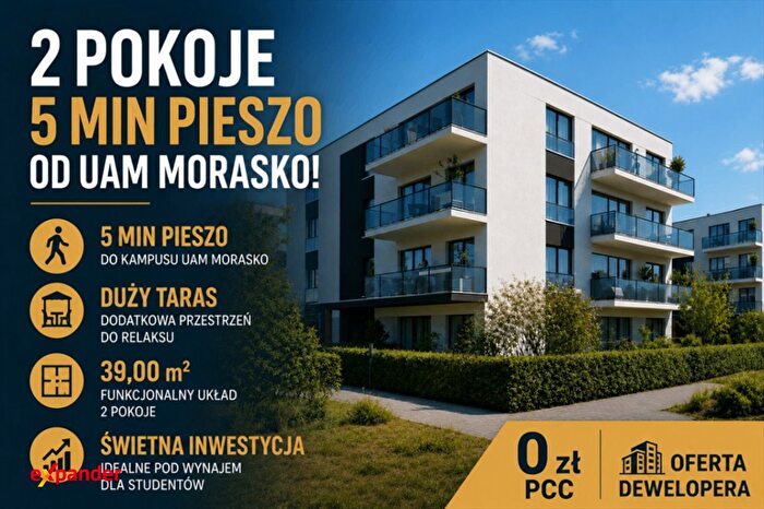 Mieszkanie 2-pokojowe na sprzedaż, Poznań – Maków Polnych