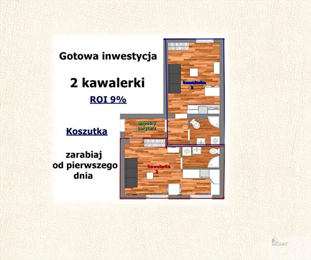 Mieszkanie 2-pokojowe na sprzedaż, Katowice – Kazimiery Iłłakowiczówny