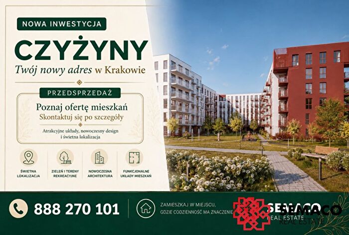 Mieszkanie 2-pokojowe na sprzedaż, Kraków – Bp. Piotra Tomickiego