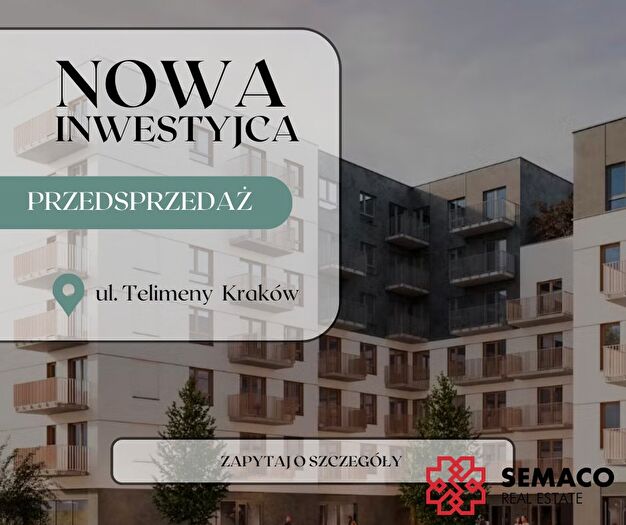 Mieszkanie 2-pokojowe na sprzedaż, Kraków – Telimeny