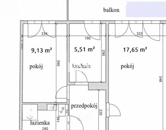 Mieszkanie 2-pokojowe na sprzedaż, Warszawa – Michała Kleofasa Ogińskiego