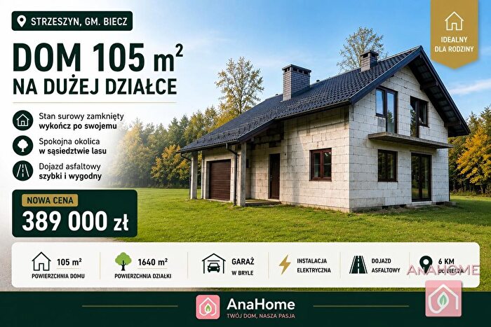 Dom 4-pokojowy na sprzedaż, Strzeszyn