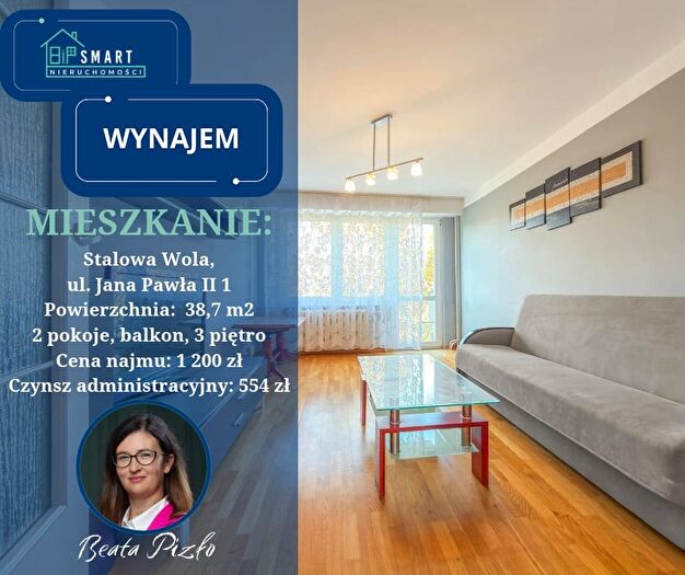Mieszkanie 2-pokojowe do wynajęcia, Stalowa Wola