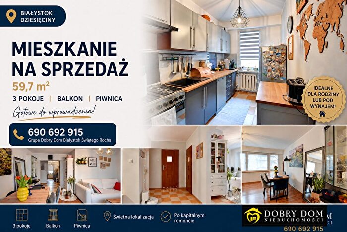 Mieszkanie 3-pokojowe na sprzedaż, Białystok