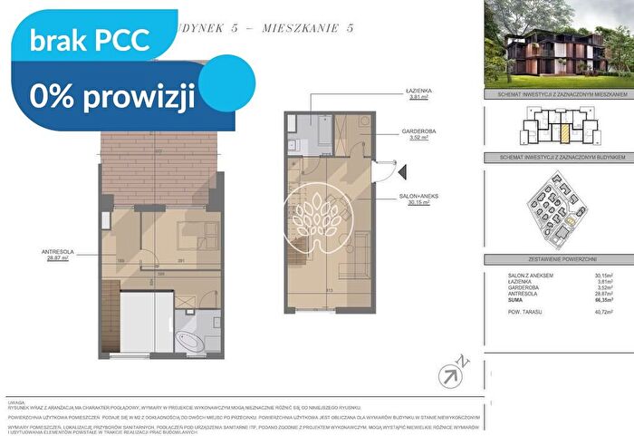 Mieszkanie 3-pokojowe na sprzedaż, Lubicz Dolny