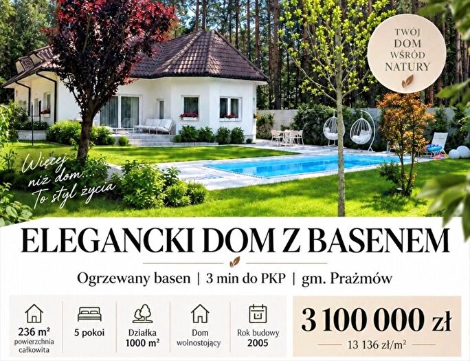 Dom 5-pokojowy na sprzedaż, Prażmów