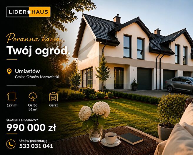 Dom 5-pokojowy na sprzedaż, Umiastów