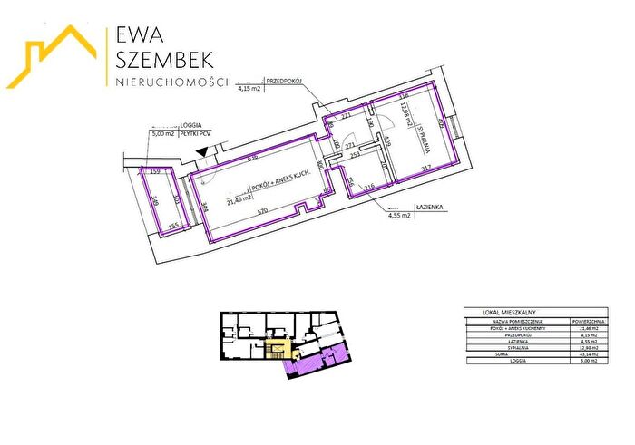 Mieszkanie 2-pokojowe na sprzedaż, Kraków – ok. Ronda Matecznego