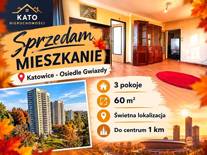 Mieszkanie 3-pokojowe na sprzedaż, Katowice – Aleja Walentego Roździeńskiego